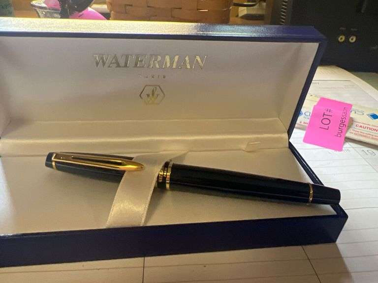 Waterman Paris Fountain Pen with Box and Refill