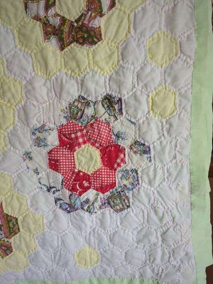 Handmade Floral Quilt