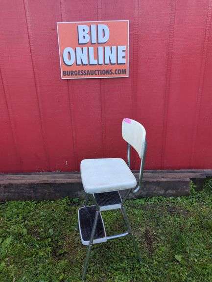 Vintage Cosco Step Stool Chair