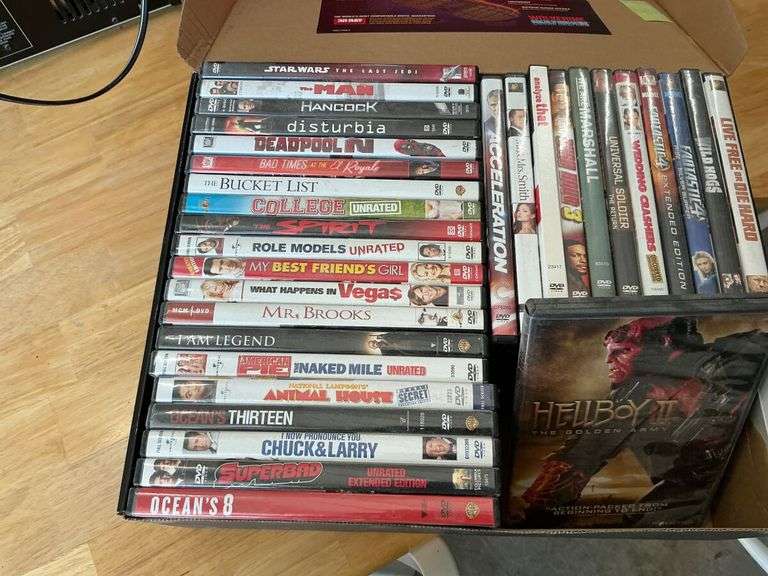 Lot of 25+ DVD Movies - Star Wars, Deadpool, American Pie, Hellboy image