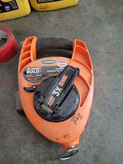 Irwin Strait-Line Chalk Refills, Keson ProChalk and Keson Chalk Line Reel
