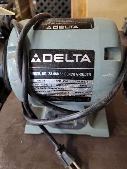 Delta 23-680 6" Bench Grinder