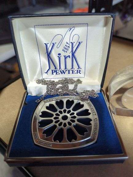 Kirk Pewter Necklace, 1973 Canadian Dollar Display, and Juicy Couture Bracelet