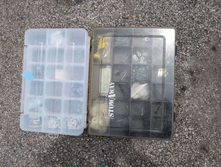 Tool Lot - Carpet Tools, Caulking, Tile Spacers, and Hardware Organizer