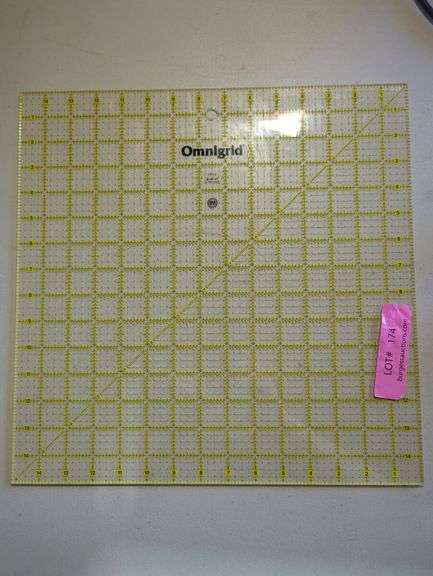Two Quilting Rulers: Omnigrid and Square-Block Lap Board