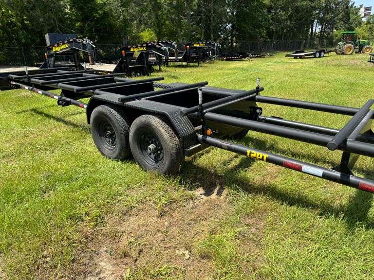 2020 Big Tex 12PT-40BK Pipe Trailer, VIN: 16V1P4524L2087450, Salvage Title