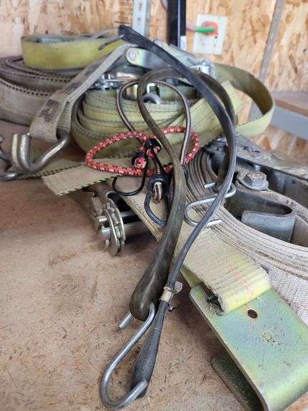 Assorted Tie Down Straps & Ratchets