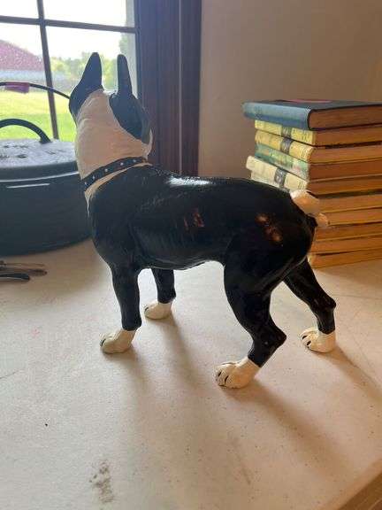 Cast Iron Boston Terrier Doorstop