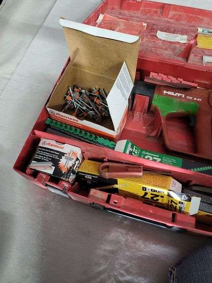Hilti DX A41 & X-AM 72 Powder Actuated Tools with Ramset Fasteners