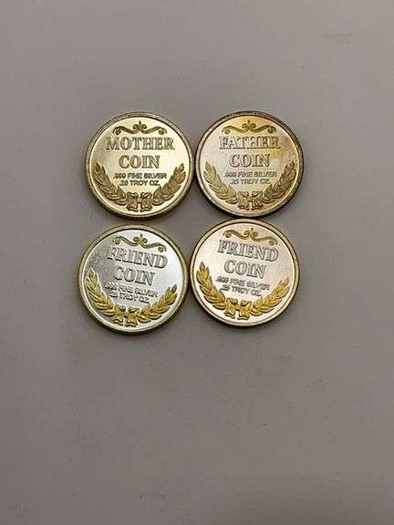 Group of Family silver coins