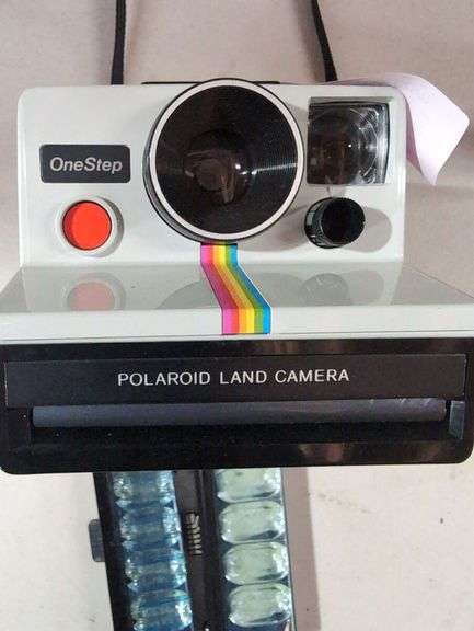 Polaroid OneStep Land Camera with Flashbars