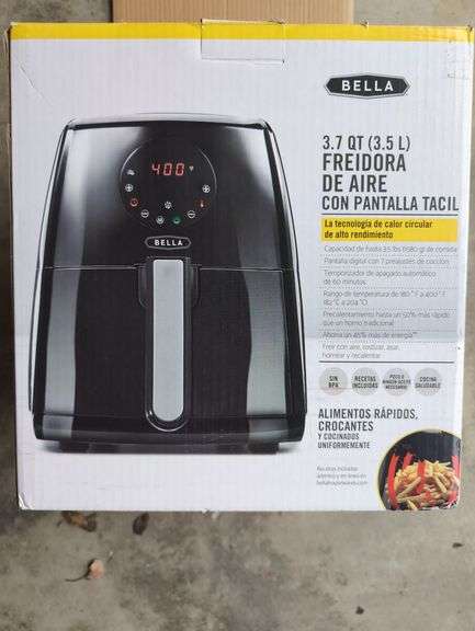 Bella air fryer