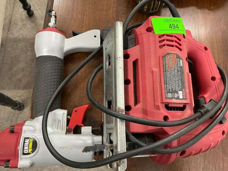 Central Pneumatic Brad Nailer & Skil Jigsaw
