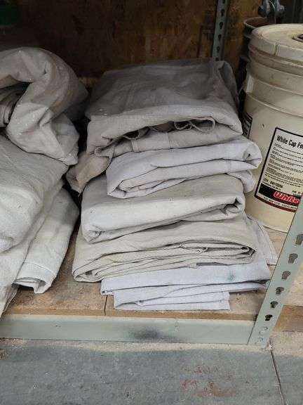 Canvas drop cloths - Lot of Assorted Sizes