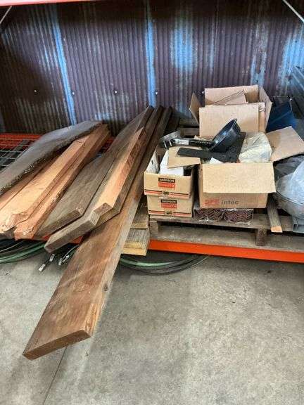 Lot of Assorted Lumber and Wood Planks