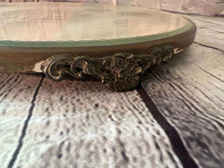 Ornate Vanity Mirror Tray