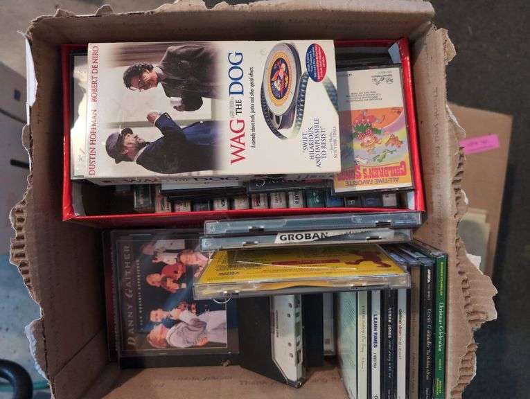 Mixed Media Collection: Books, Cassettes, CDs, and More!