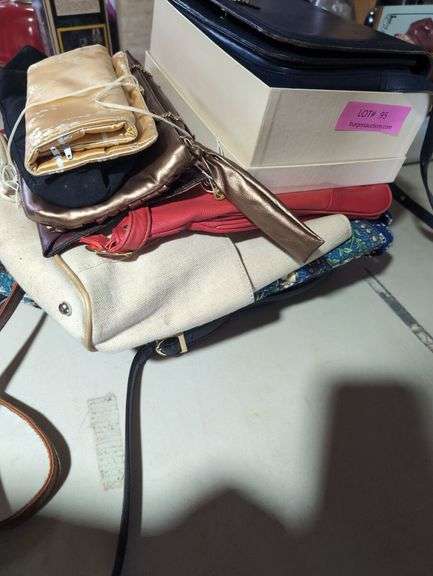 Assorted Lot of Ladies' Purses and Handbags