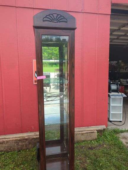 Wood and Glass Display Cabinet