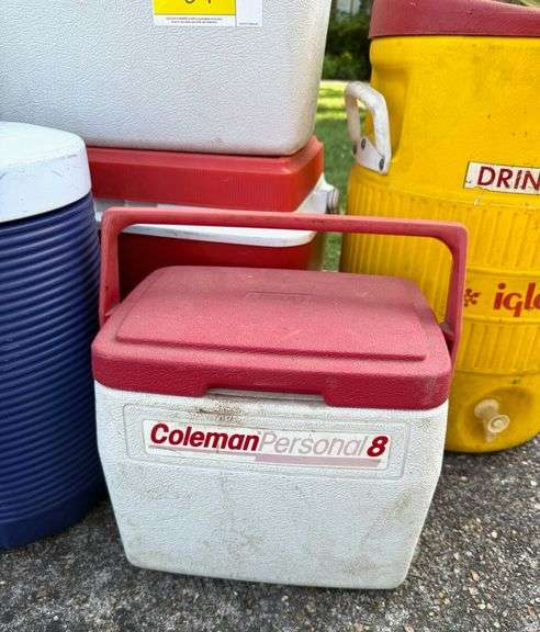 Lot of Assorted Coolers and Water Containers