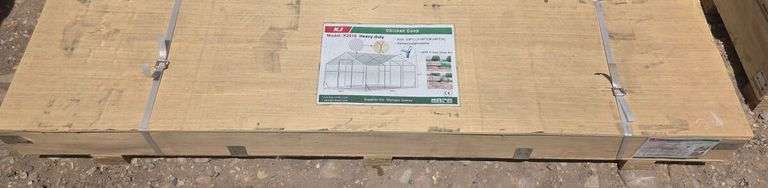 KJ K2010 Heavy-Duty Chicken Coop - 20FT x 10FT x 8FT Galvanized Portable image