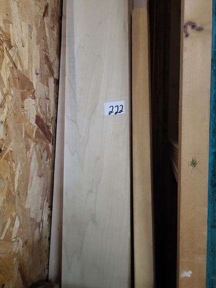 4 sections with lumber, some metal