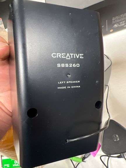 Creative SBS260 and iHome Speakers