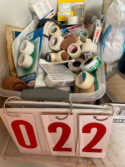 First Aid Supplies Lot
