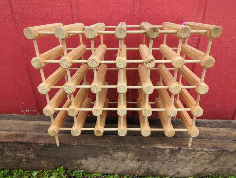 Wooden Wine Bottle Rack