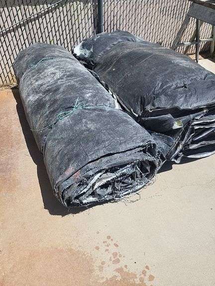 Two cement tarps