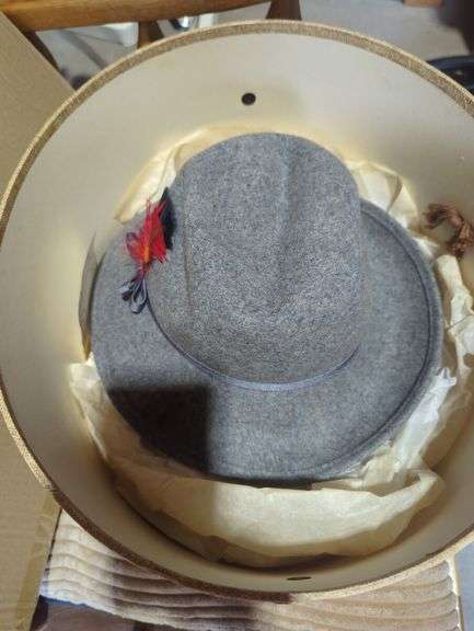 Hat in Decorative Hat Box