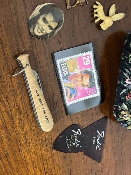 Mixed Lot of Collectibles: Magnifying Glass, Jewelry Box, Brooch, and More