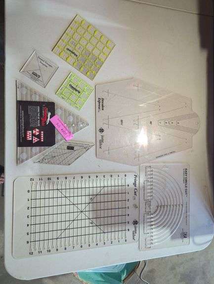Lot of Quilting Rulers and Templates