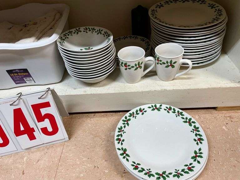 Mixed Lot of Home Goods - Serving Trays, Plates, Bowls, Mugs and More