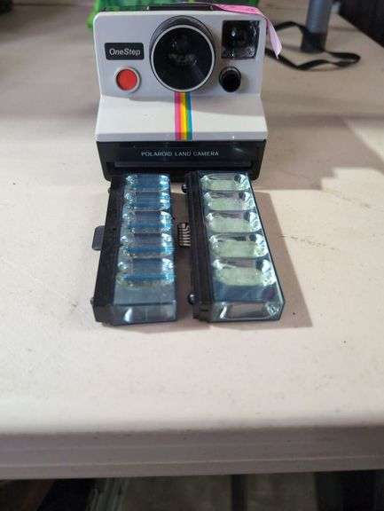 Polaroid OneStep Land Camera with Flashbars