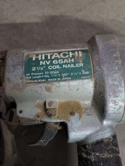 Hitachi NV65AH 2 1/2" Coil Nailer