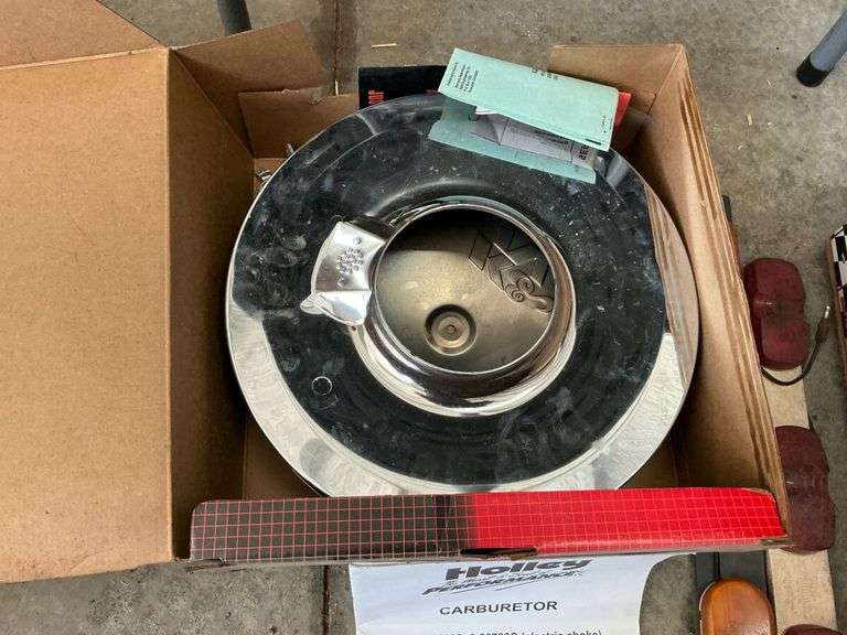 Holley Carburetor, K&N Air Filter, and Marker Lights image