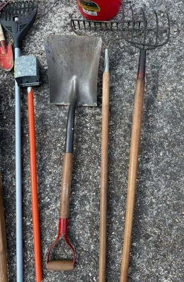 Group of Assorted Hand Garden Tools