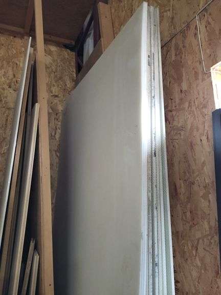 3 white plexiglass sheets, 6 heavy 4x8 bulletproof sheets