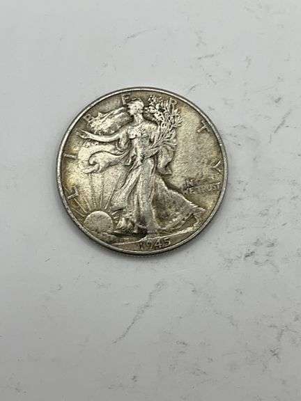 Mixed Date Walking Liberty Half Dollar Lot of 5