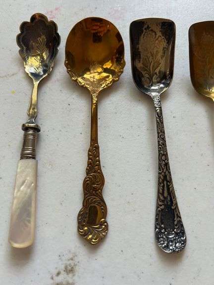 Collection of Decorative Spoons and Fork