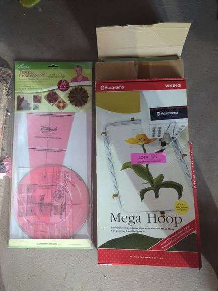 Husqvarna Viking Mega Hoop & Clover Trace'n Create Quilt Templates