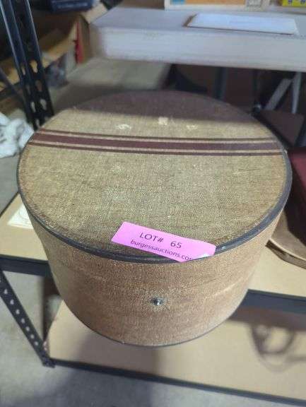Hat in Decorative Hat Box