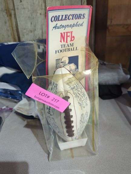 Autographed NFL Football - Team Signatures