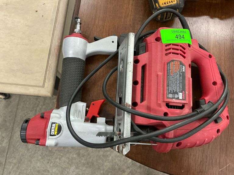 Central Pneumatic Brad Nailer & Skil Jigsaw