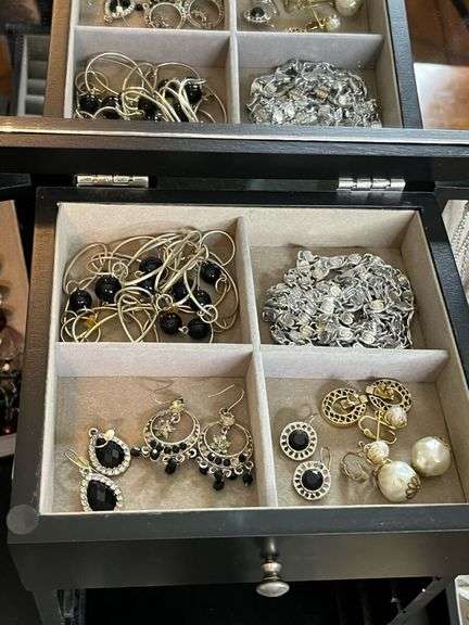 Jewelry Box with Costume Jewelry