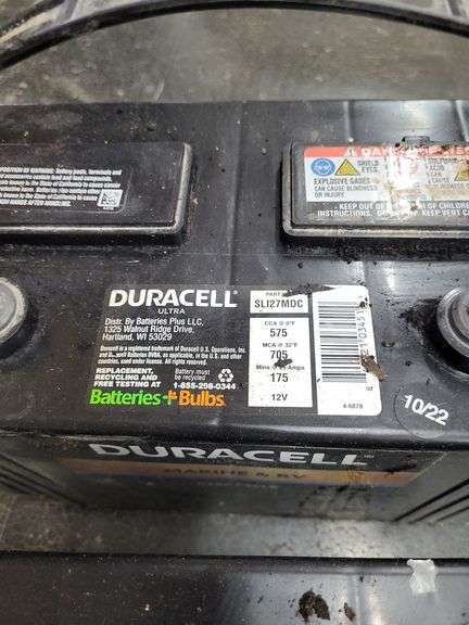 Two Duracell Marine & RV Batteries
