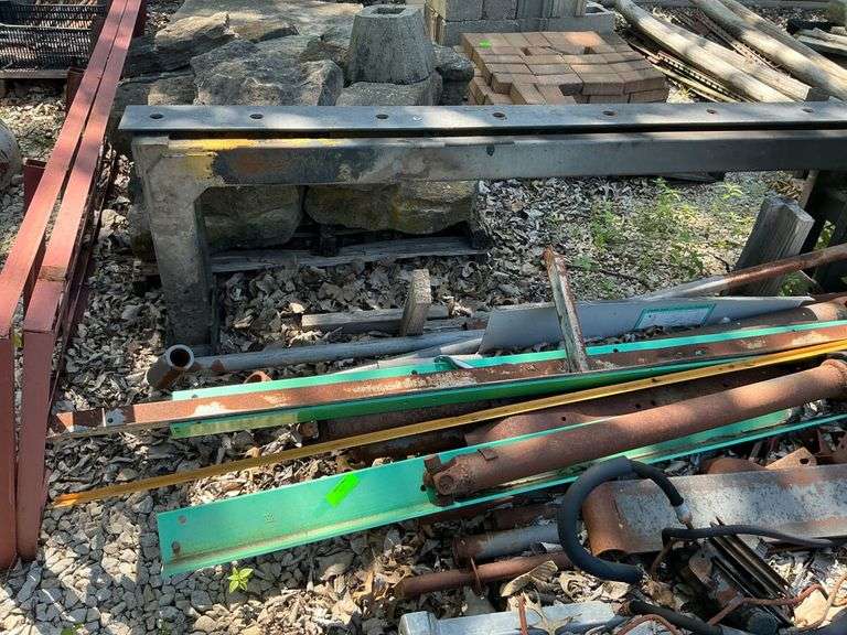 Metal Scrap Lot: Assorted Pieces, Framework, and More image