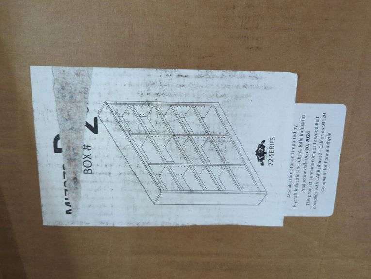 New Plycraft Industries 72-Series Shelving Unit - Two Boxes