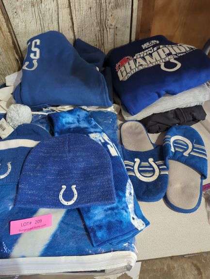 Indianapolis Colts Apparel and Accessories Lot
